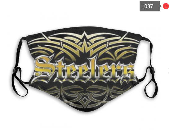 NFL Pittsburgh Steelers #30 Dust mask with filter->nfl dust mask->Sports Accessory
